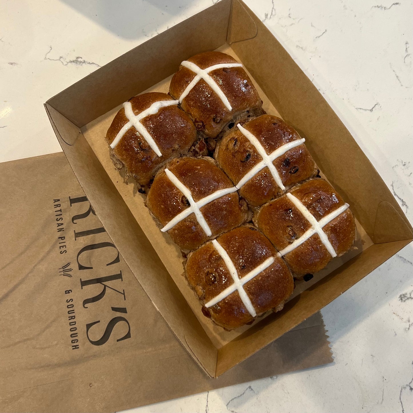 Rick’s Hot Crossed Buns (Fruit)