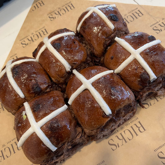 Rick’s Hot Crossed Buns (Chocolate)